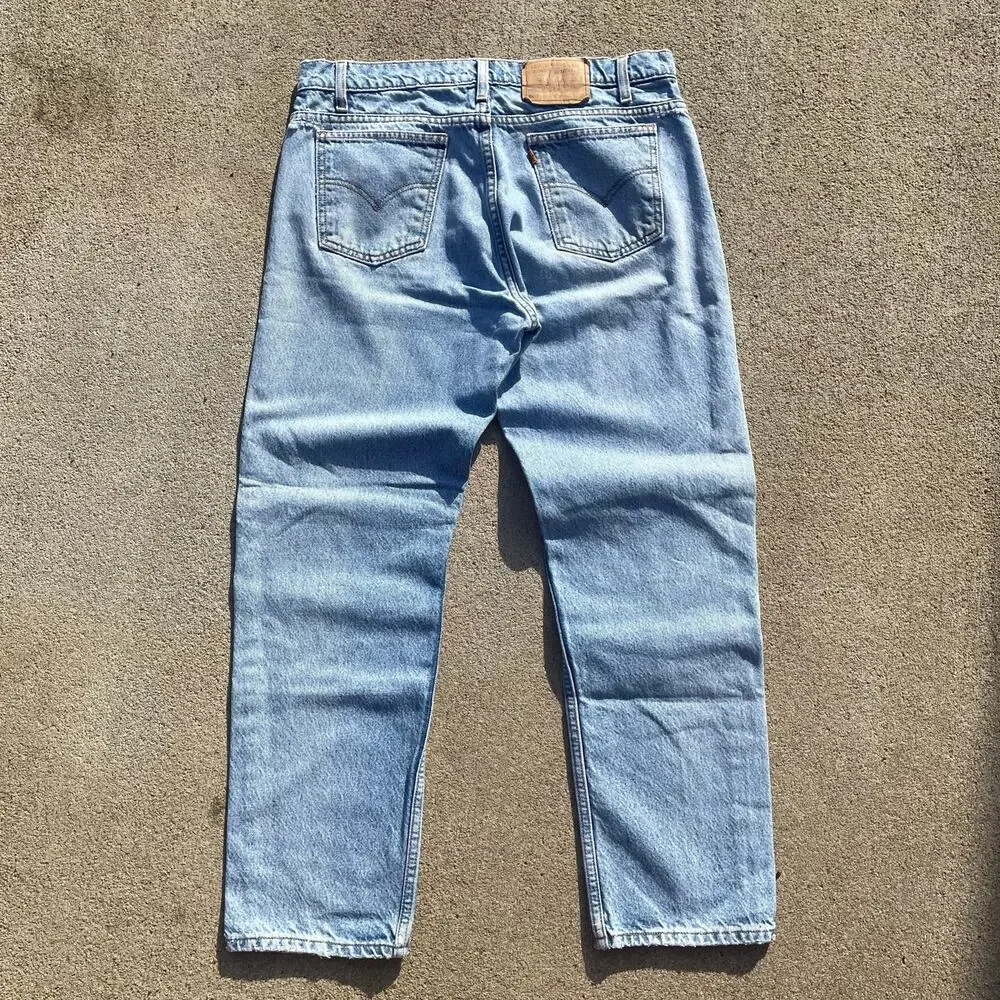 90s Levi’s 505 Orange Tab Straight Leg Denim Jeans 36x29